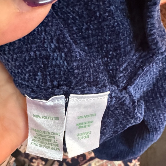 Lilly Pulitzer Navy Blue Crew Neck Sweater - Picture 3 of 4